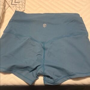 Born Primitive Sky Blue Workout Shorts